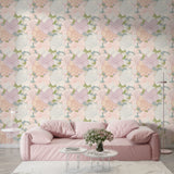 Peony Flower Peel and Stick Wallpaper - FL001