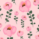 Pink Flowers Peel and Stick Wallpaper - FL032