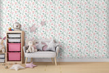 Watercolor Floral Peel and Stick Wallpaper - FL1006