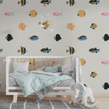 Fish Animal Peel and Stick Wallpaper