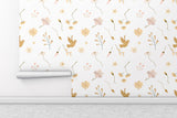 Beige Garden Peel and Stick Wallpaper