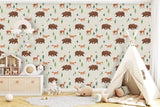 Forest Animal Peel and Stick Wallpaper
