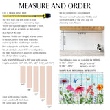 Blooming Branch with Green Leaves and Flowers Peel and Stick Wallpaper - FL1017