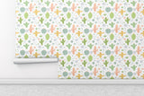 Boho Cactus Peel and Stick Wallpaper