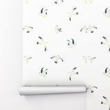 Seagulls Animal Peel and Stick Wallpaper