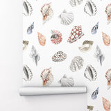 Seashell Animal Peel and Stick Wallpaper