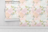 Peony Flower Peel and Stick Wallpaper - FL001
