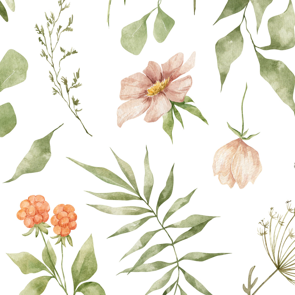 Floral Garden Peel and Stick Wallpaper - FL022