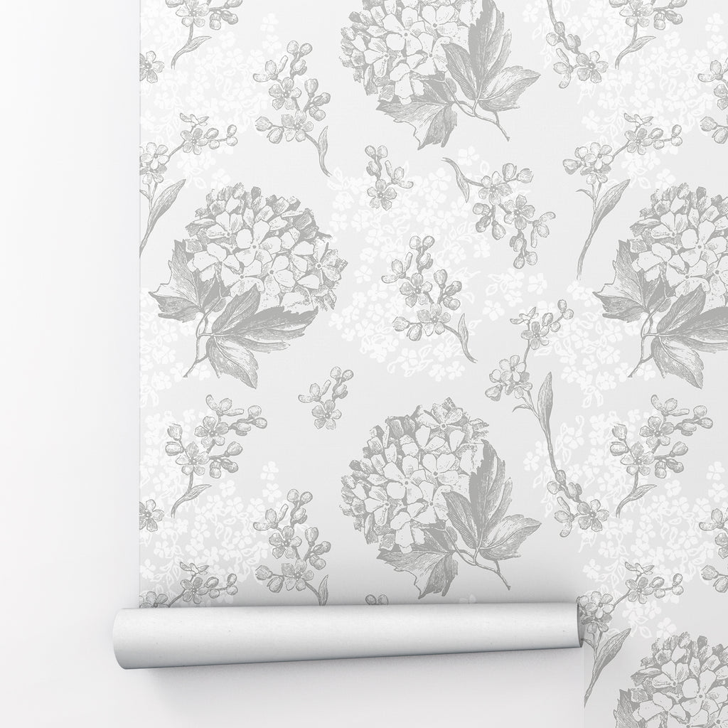 Retro Flowers Peel and Stick Wallpaper - RE1008