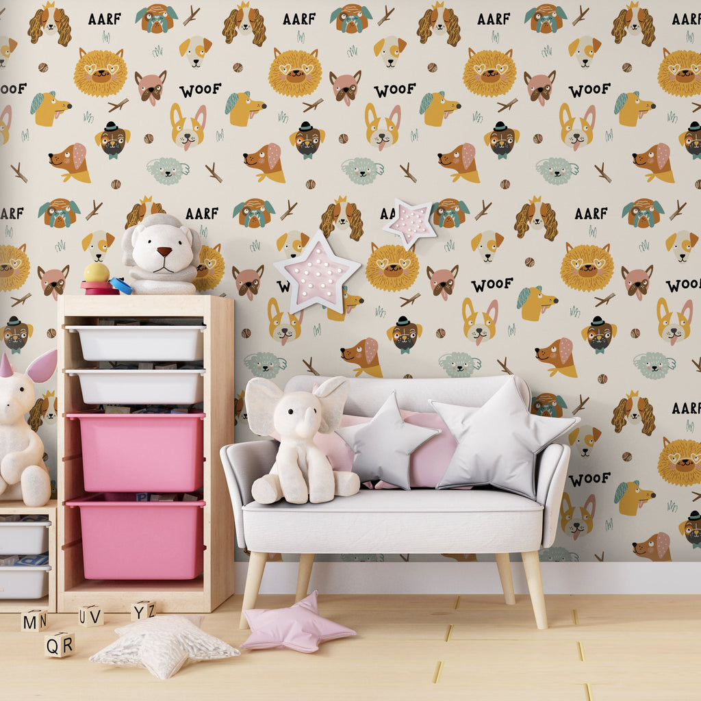 Baby Animals Peel and Stick Wallpaper