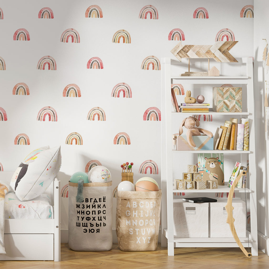 Rainbow Peel and Stick Wallpaper