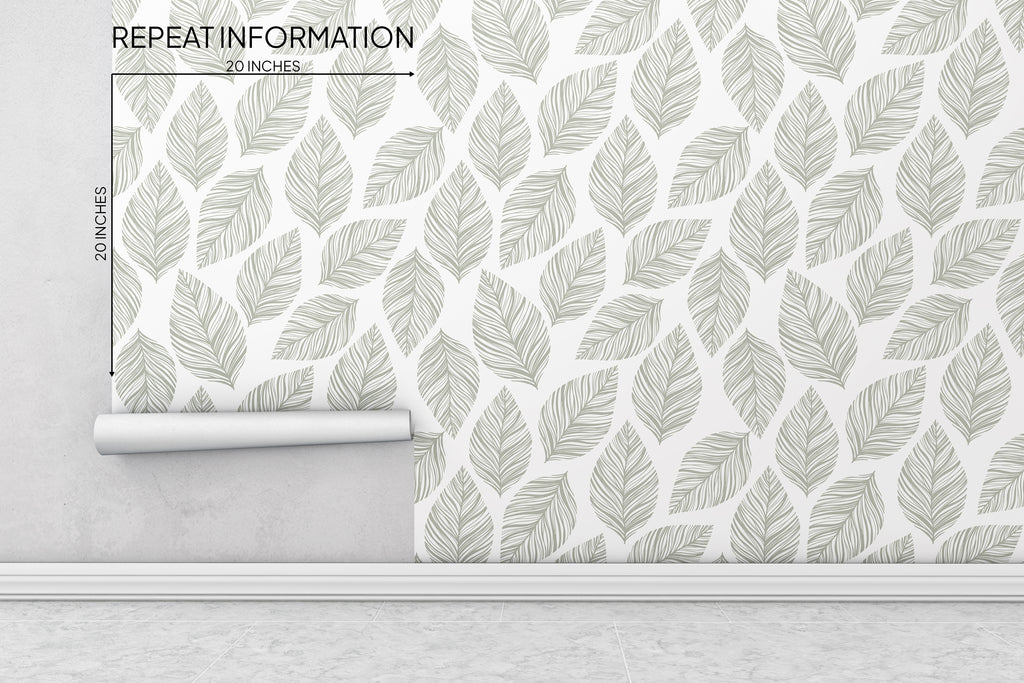 Leaves Peel and Stick Wallpaper - NB1020
