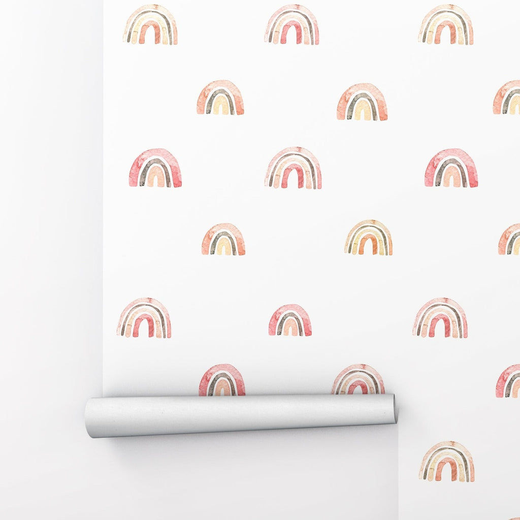 Rainbow Peel and Stick Wallpaper